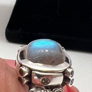 Unique Clear Quartz with in A Jeweled Setting gorgeous detail and design